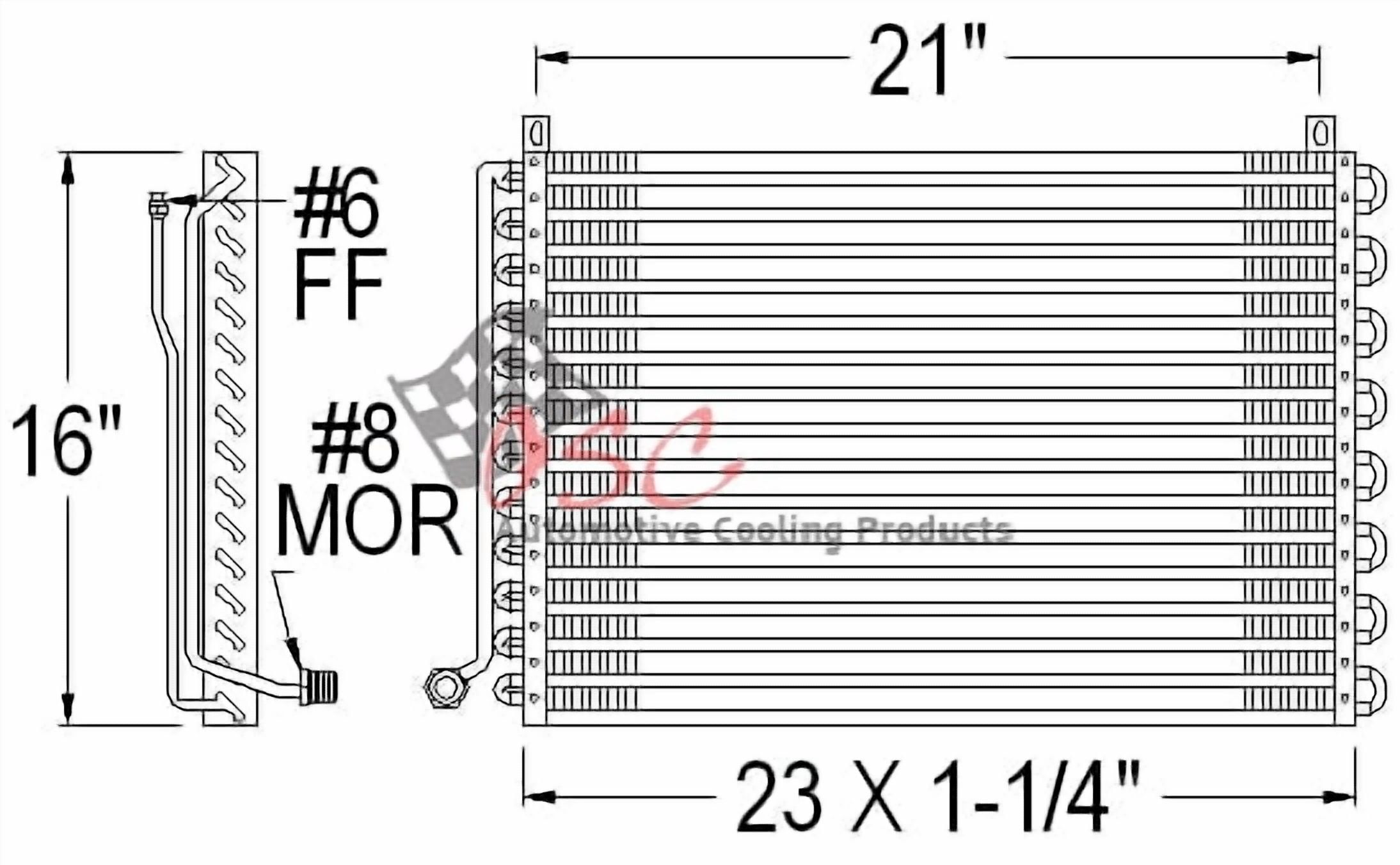 OSC 3413 A/c Condenser
