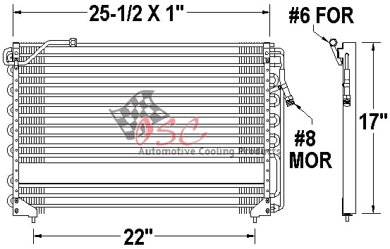 OSC 3435 A/c Condenser