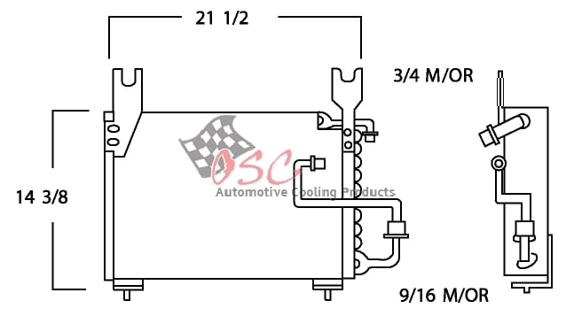 OSC 3562 A/c Condenser