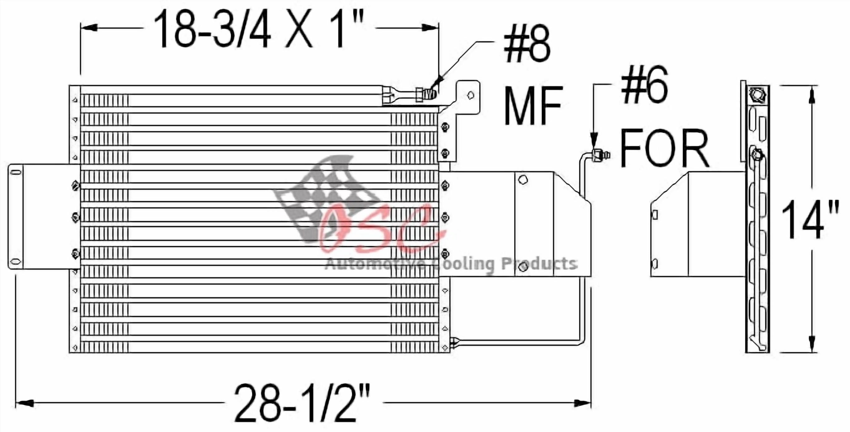 OSC 3729 A/c Condenser