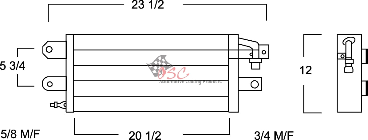OSC 3817 A/c Condenser