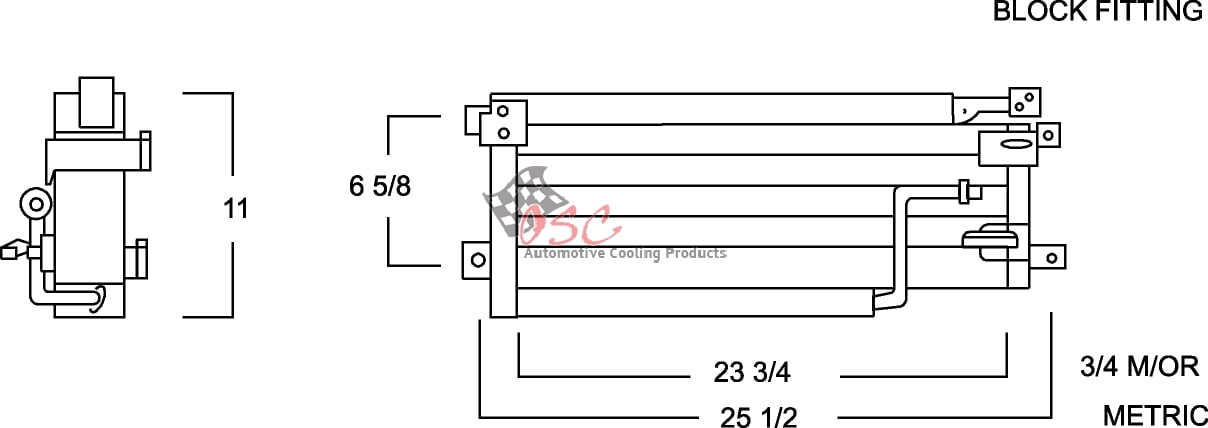 OSC 3820 A/c Condenser