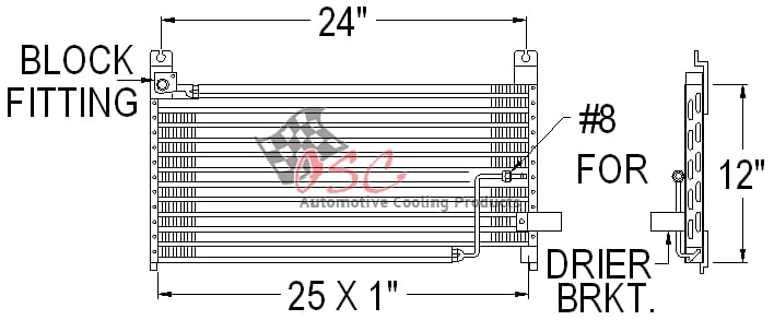 OSC 3828 A/c Condenser