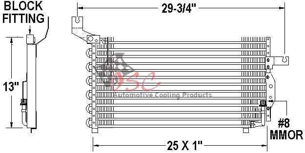 OSC 3837 A/c Condenser