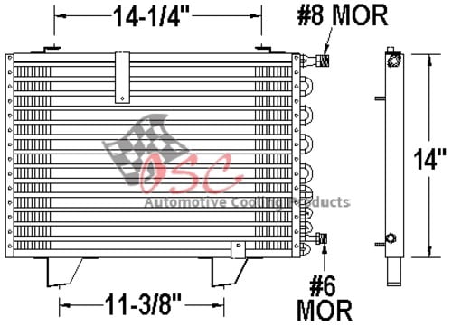 OSC 3853 A/c Condenser