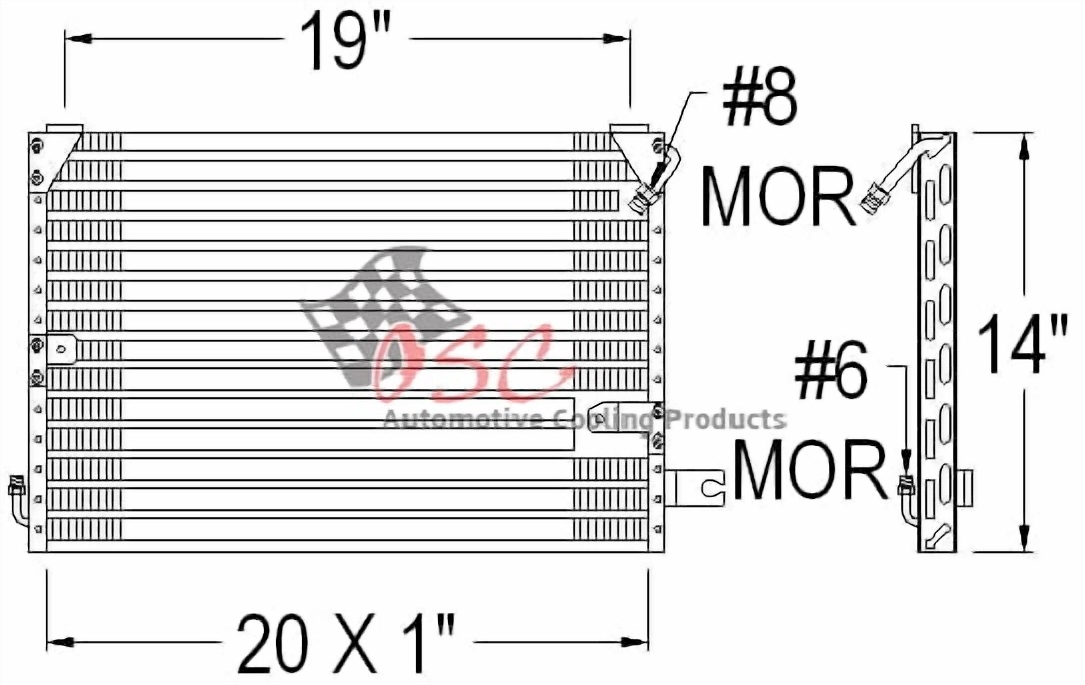 OSC 3919 A/c Condenser