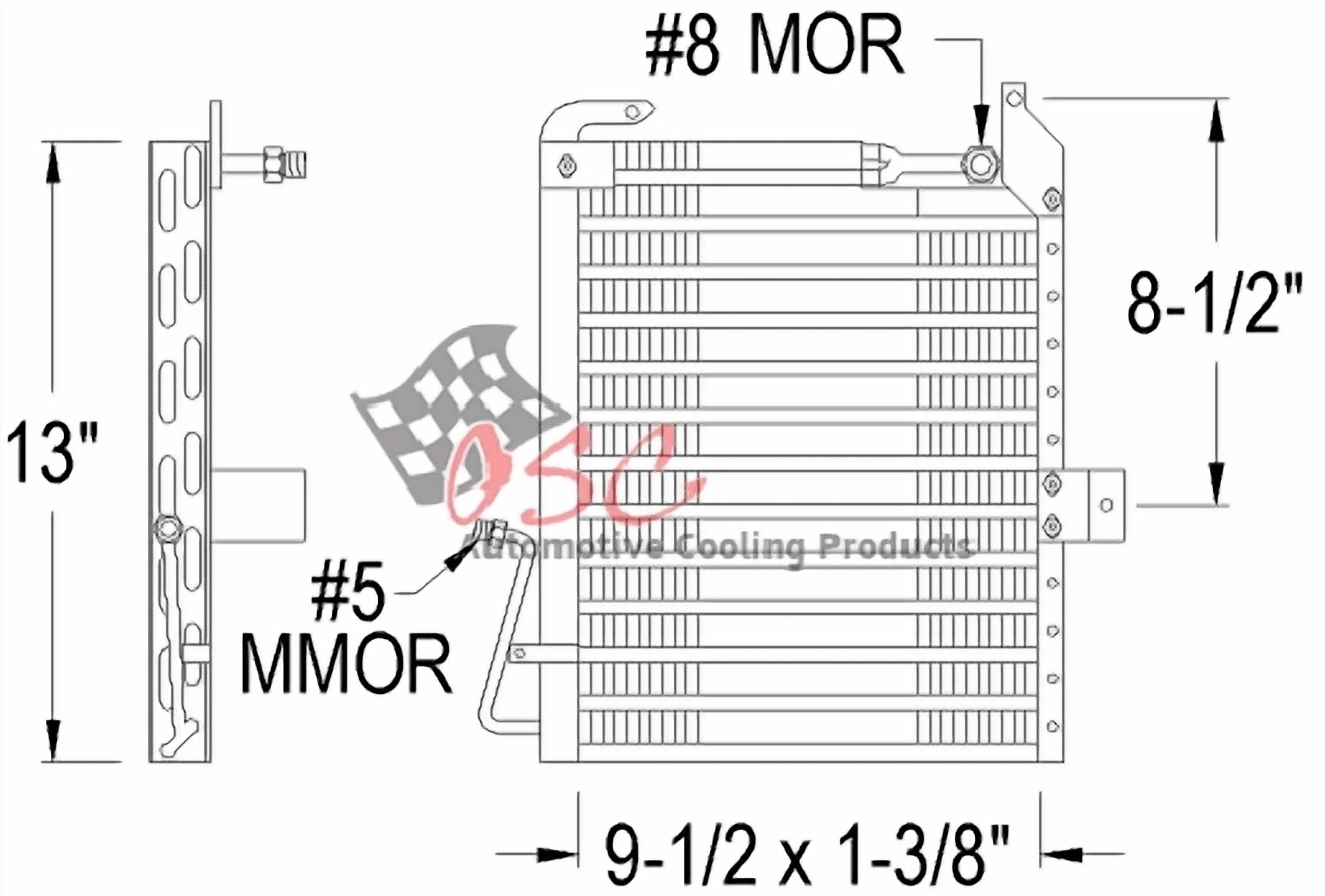 OSC 3934 A/c Condenser