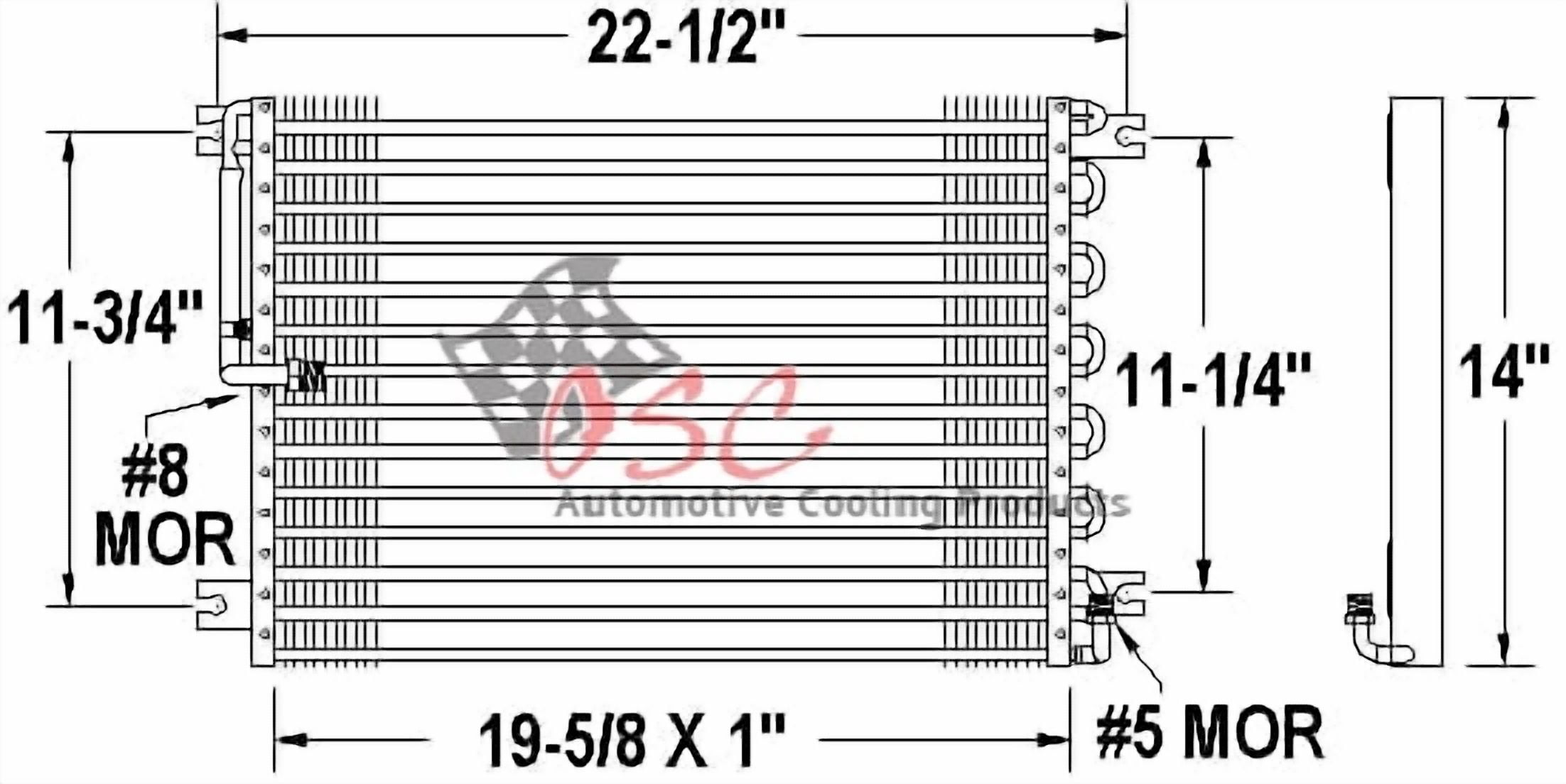 OSC 3956 A/c Condenser