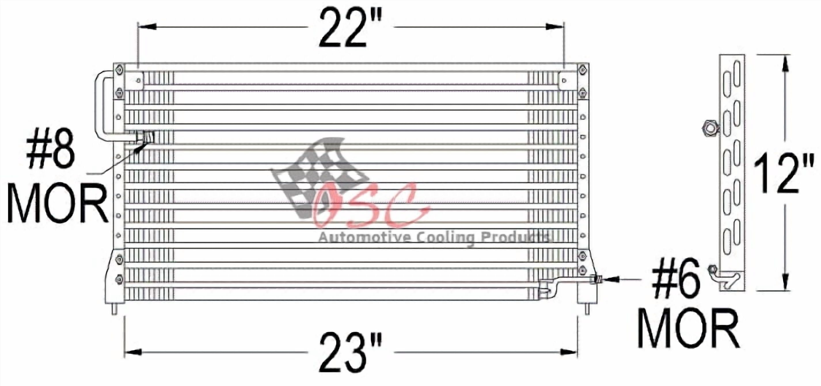 OSC 3957 A/c Condenser