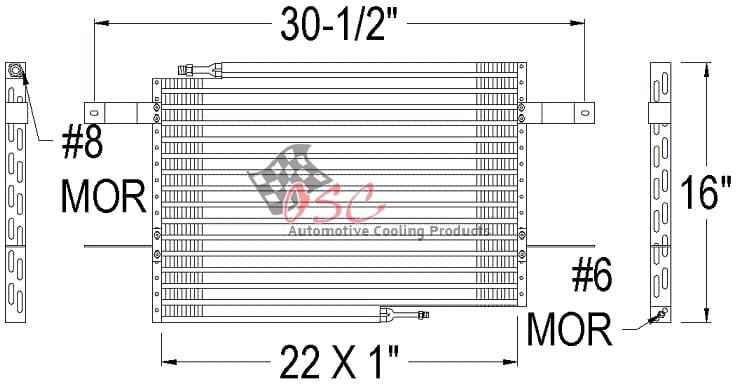 OSC 3971 A/c Condenser