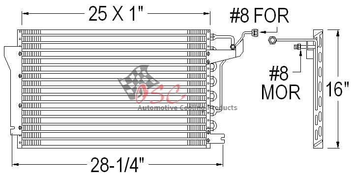 OSC 4014 A/c Condenser
