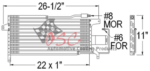 OSC 4035 A/c Condenser