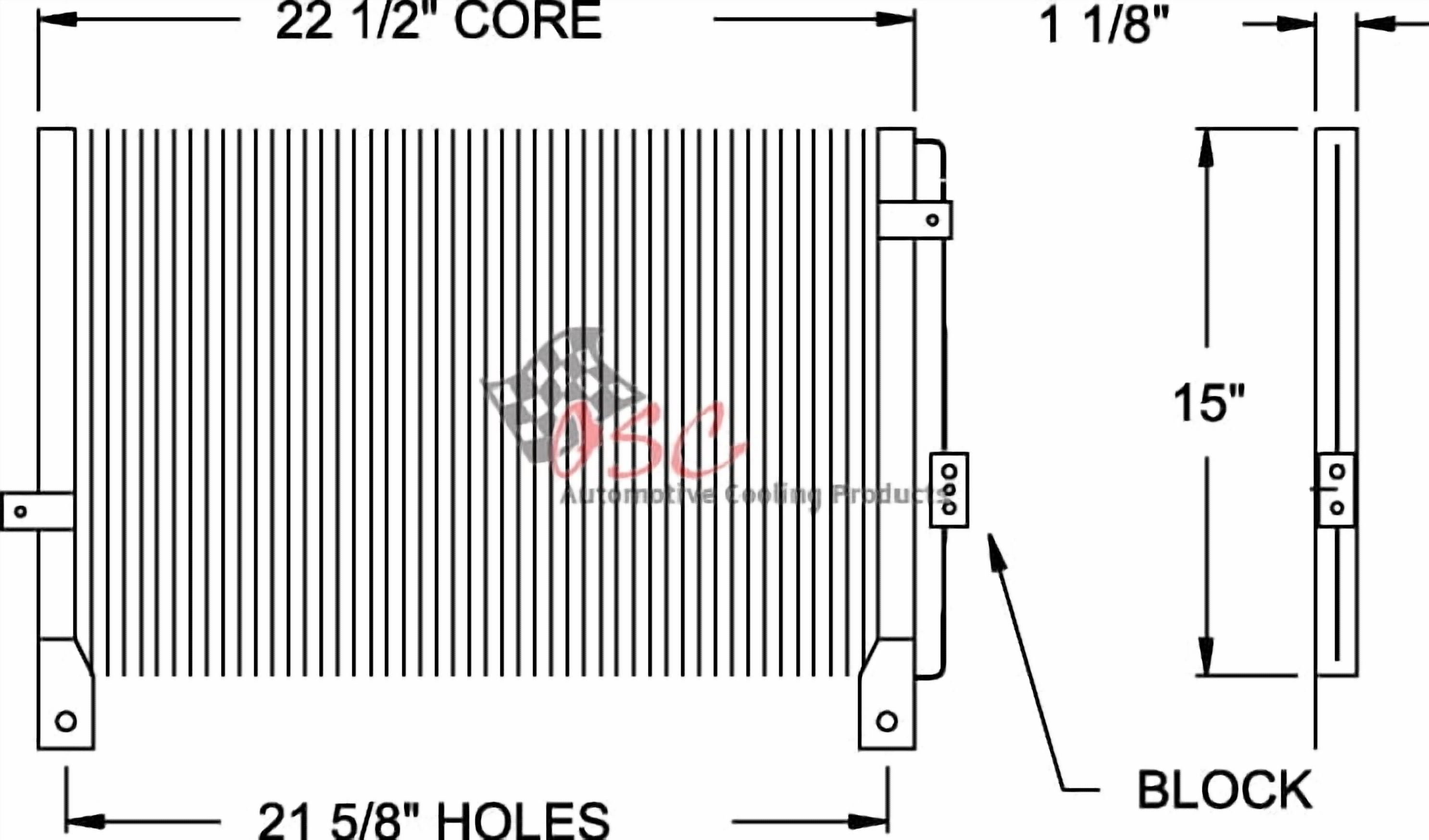 OSC 4045 A/c Condenser