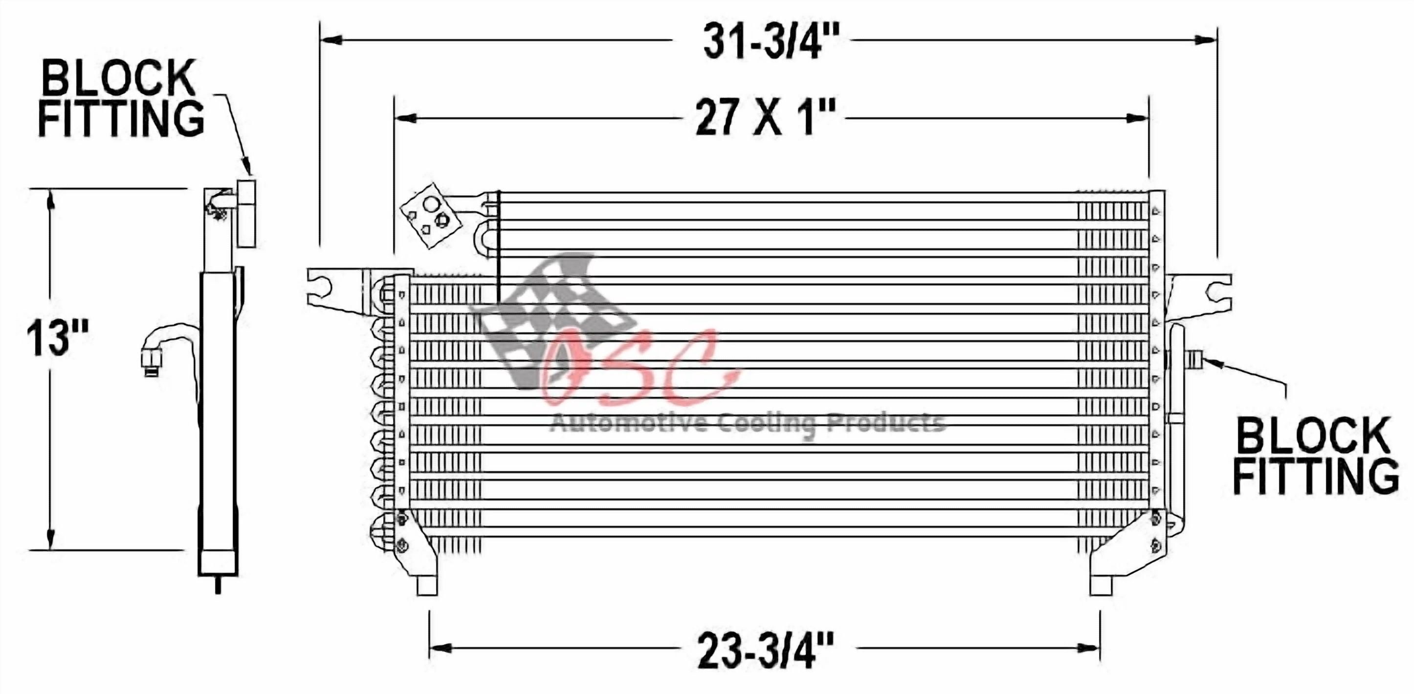 OSC 4175 A/c Condenser