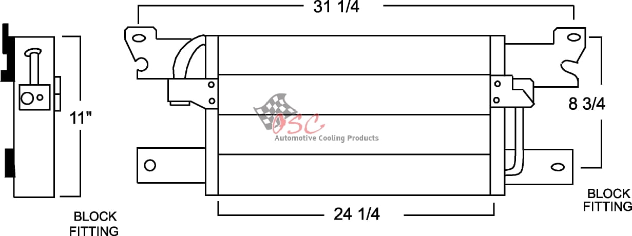 OSC 4183 A/c Condenser