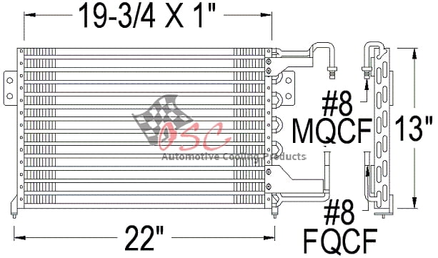 OSC 4285 A/c Condenser