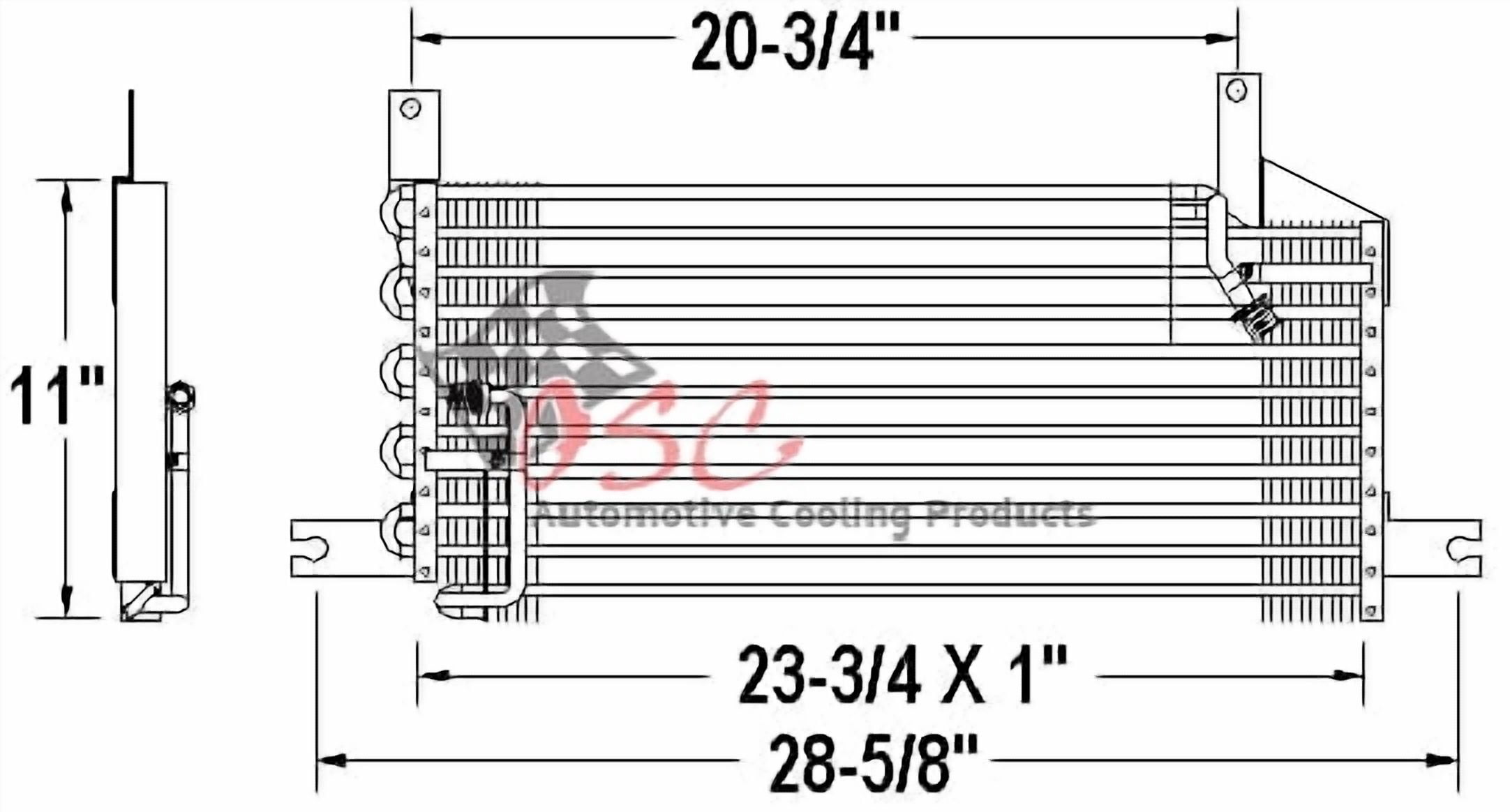 OSC 4330 A/c Condenser