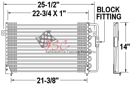 OSC 4335 A/c Condenser