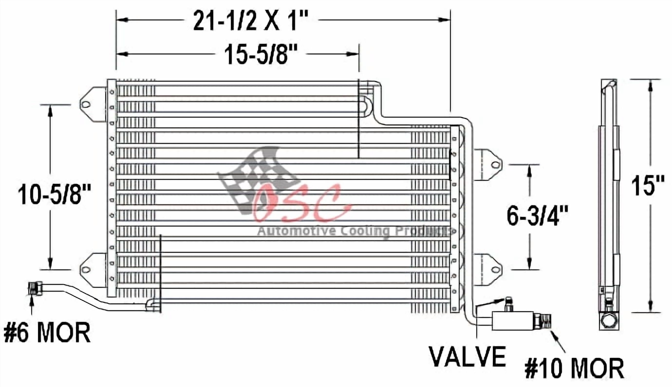OSC 4363 A/c Condenser