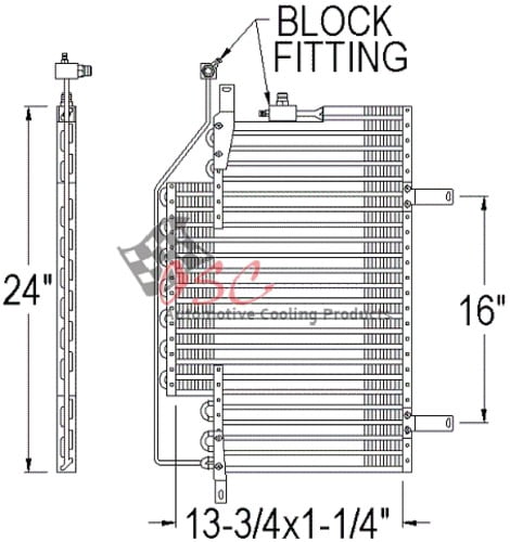 OSC 4384 A/c Condenser