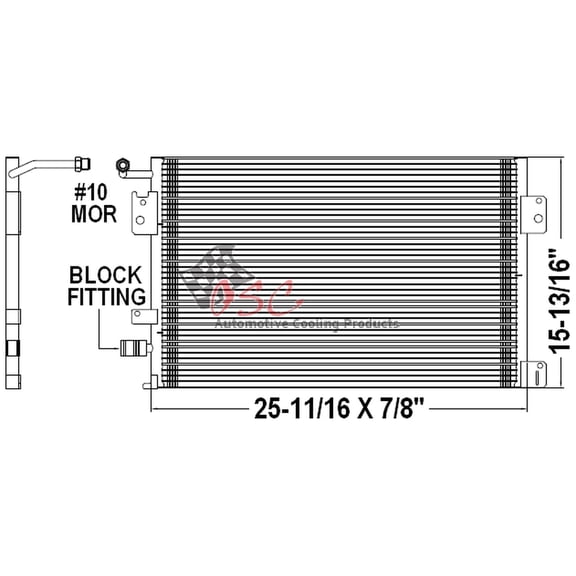 OSC 4393 A/C Condenser