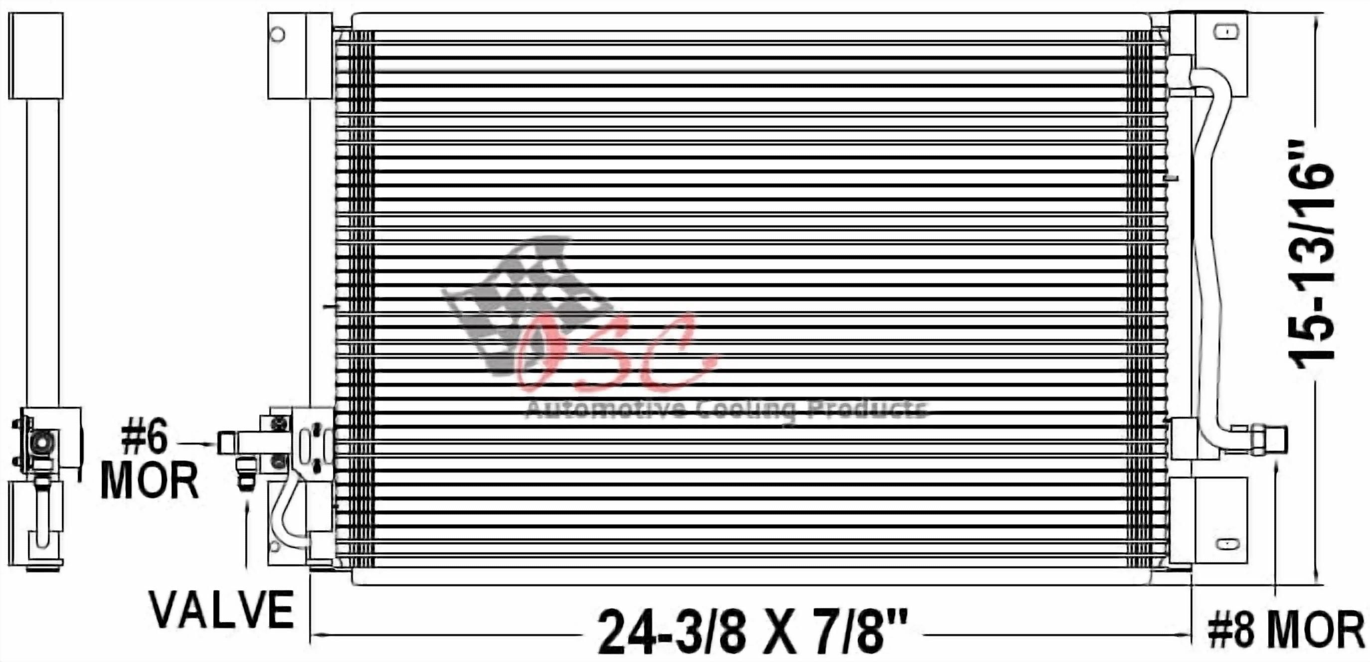 OSC 4505 A/c Condenser