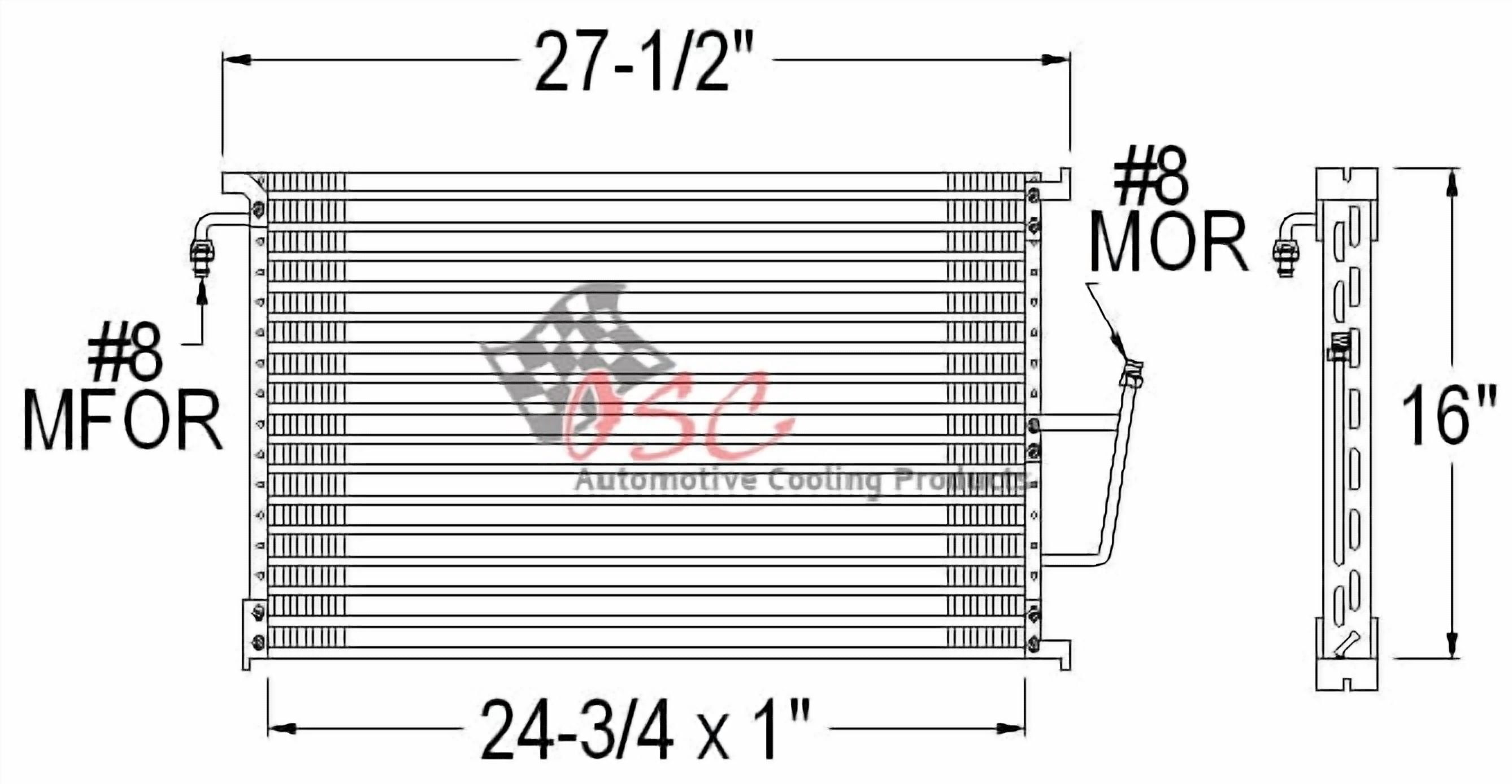 OSC 4552 A/c Condenser