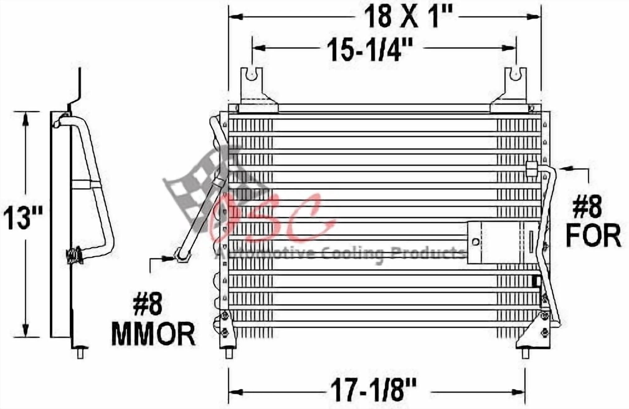 OSC 4687 A/c Condenser
