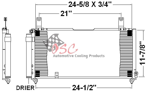 OSC 4696 A/c Condenser