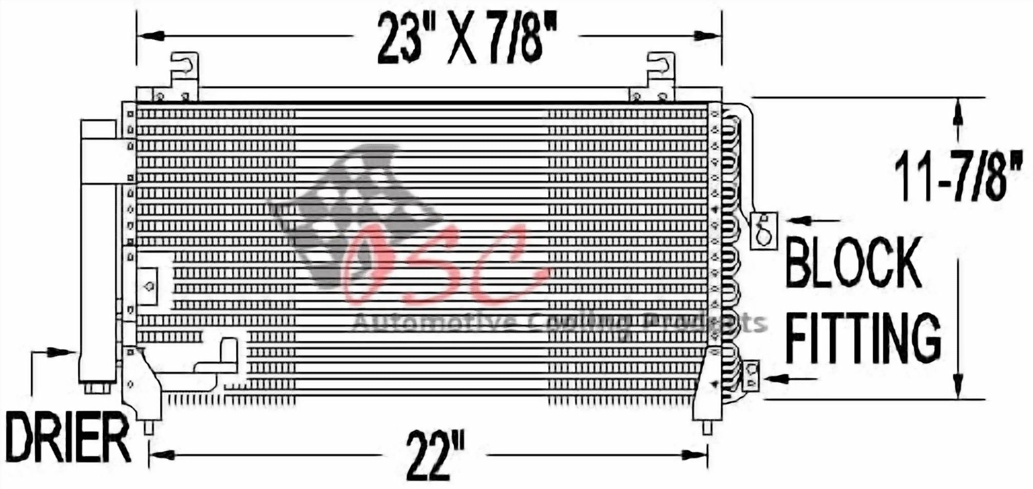 OSC 4992 A/c Condenser