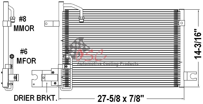 OSC 4693 A/c Condenser