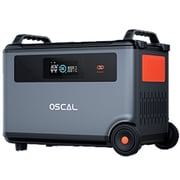 OSCAL Battery Pack for Power Station,Cableless Stacking Conection Design to Expand Battery Capacity with PowerMax 3600