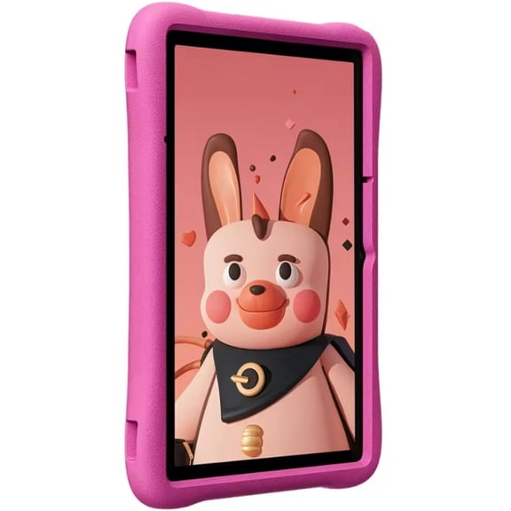 OSCAL Children's Tablet 10 Inch Pad 60 Kids, Tablet for Children with Android 15, 4GB 128 GB, 5100 mAh-Blue/Pink