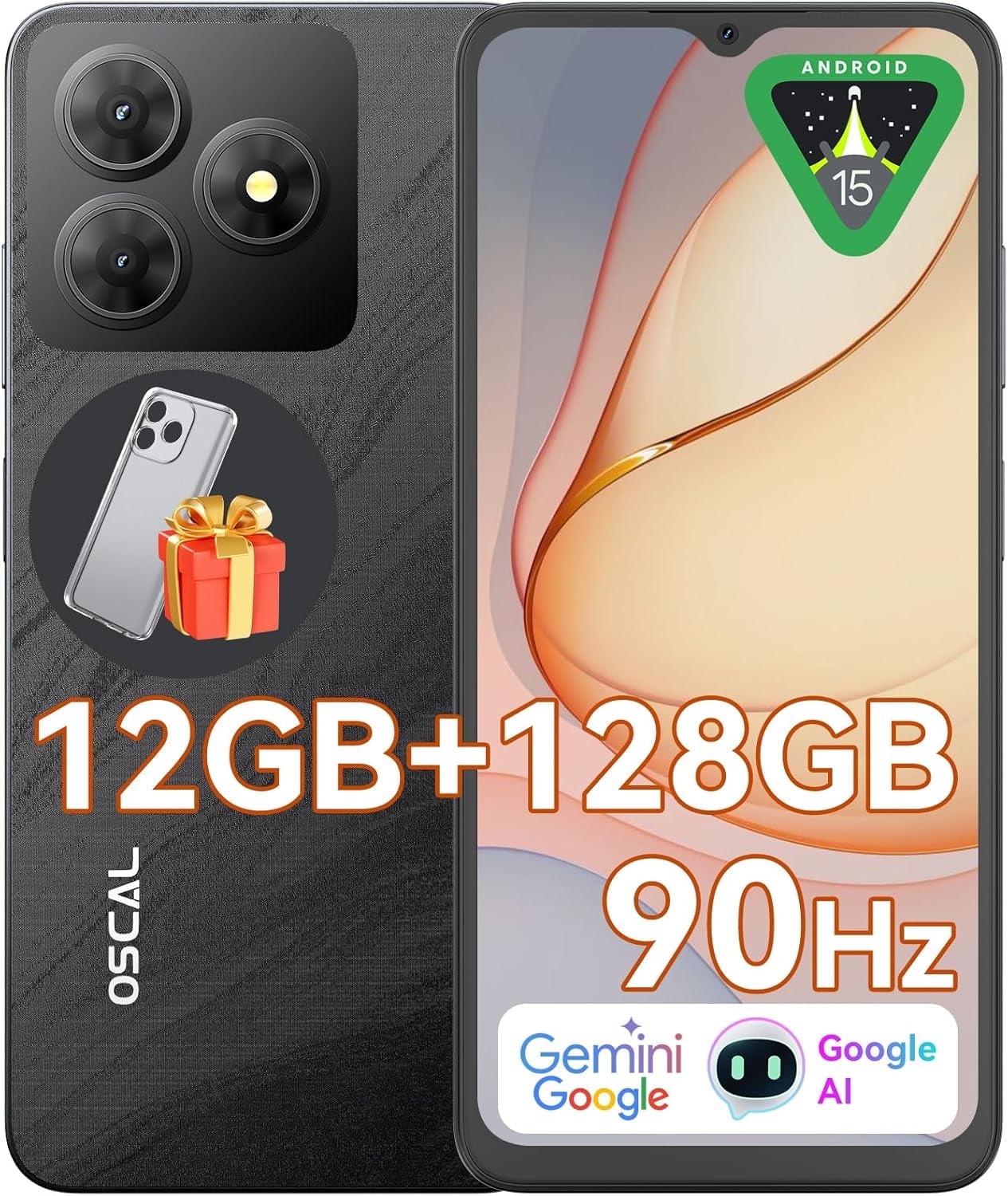 OSCAL スマートフォン Android 14 5000mAh Amazon | OSCAL Tiger13 5G スマホ Android 14 スマホ 本体 sim