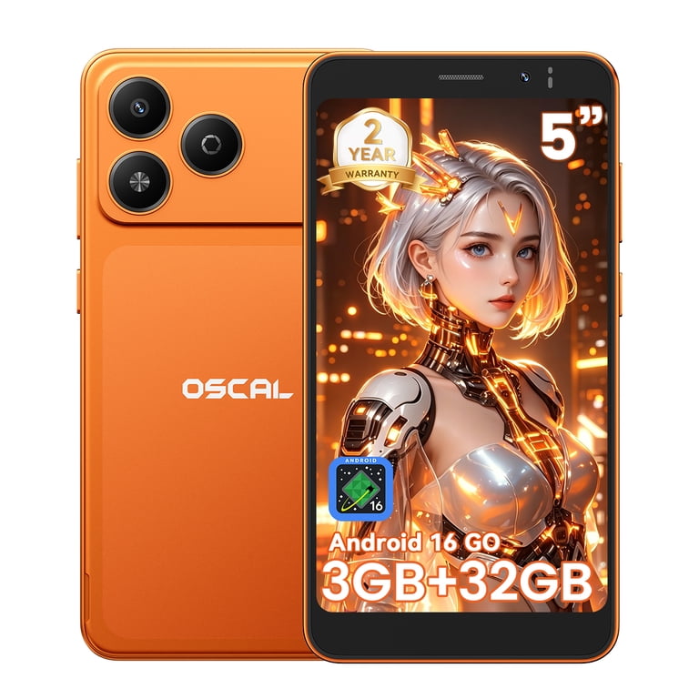 OSCAL Flat 3C Mini Unlocked Phone for Seniors,5