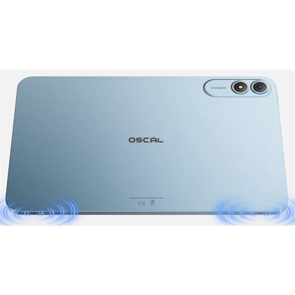 OSCAL PAD 200 Android 16 Tablet 13.4 Inch, 1920×1200 120Hz Large Screen Android Tablet, 6GB RAM 256GB ROM (2TB TF)-Blue/Grey