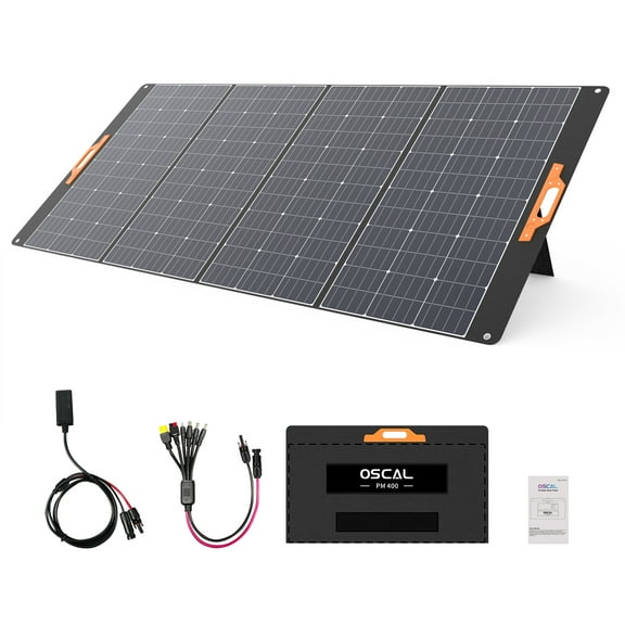 OSCAL PM 400W Foldable Solar Panel IP65 Waterproof Portable Solar Panel