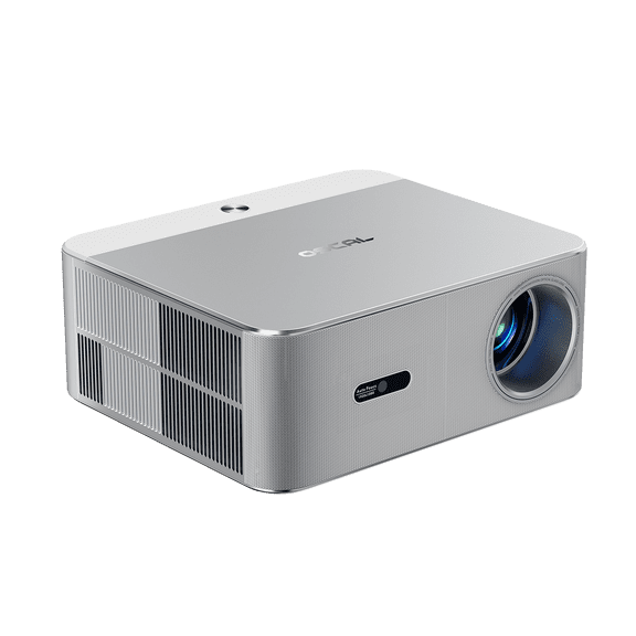 OSCAL PV800PRO 4K Projector with WiFi 6,1400 ANSI Lumen Smart Movie Projector with Auto Focus/HiFi Sound,200" Display Home Theater,Proyector Compatible with Phone & PC