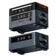 thumbnail image 1 of OSCAL Power Station 2400W(4800W Peak) 1872Wh with 1xBP2400 Battery Pack, LiFePO4 Ultra Fast Charging, with HD Stereo Speakers for Outdoor Camping, 1 of 12