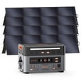 thumbnail image 1 of OSCAL PowerMax 3600 PE Portable Power Station, 2016Wh LiFePO4, 3600W Output, with 4x200W Panel, 8ms EPS, 15-Year Lifespan for Home Backup, Camping, RV, Emergency, 1 of 9