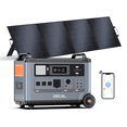 thumbnail image 1 of OSCAL PowerMax 3600 Solar Generator with 200W Panels, 3600Wh Portable Power Station, 3000W (6000W Peak) AC Outlets, 1800W Fast Charging, LiFePO4 Battery Backup for Home & Outdoor Use, 1 of 8