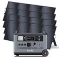 thumbnail image 1 of OSCAL PowerMax 3600 Solar Generator, 3600Wh LiFePO4 Power Station with 4×400W Panel, 3000W Output, Fast Charging, APP Control for Home & Outdoor Use, 1 of 2
