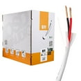 thumbnail image 1 of OSD 12/2 Speaker Wire Outdoor Rated CL2/CL3 In Wall Direct Burial Oxygen Free, White 500ft, 1 of 11