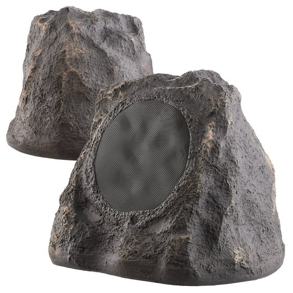 OSD 6.5" Slate High Fidelity Outdoor Rock Speaker 150W Weather Resistant Passive Stereo Pair RS670