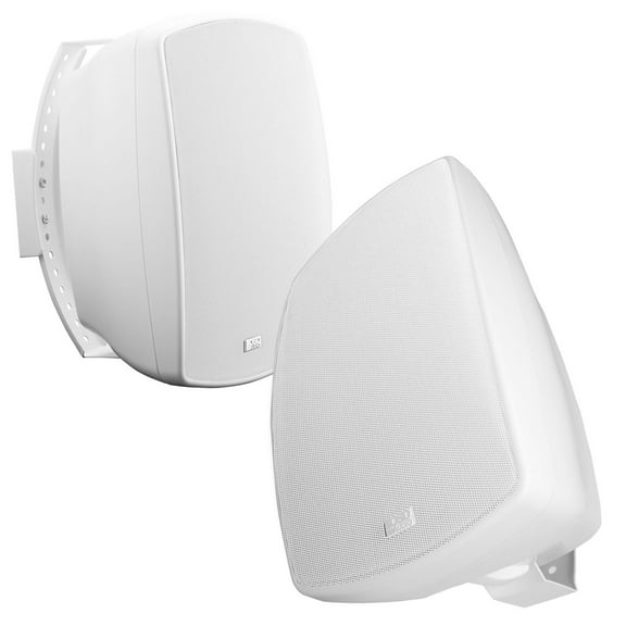 OSD AP650 6.5" Outdoor Patio Speaker Pair w/ Optional 70V Tap, IP54 Rated, White