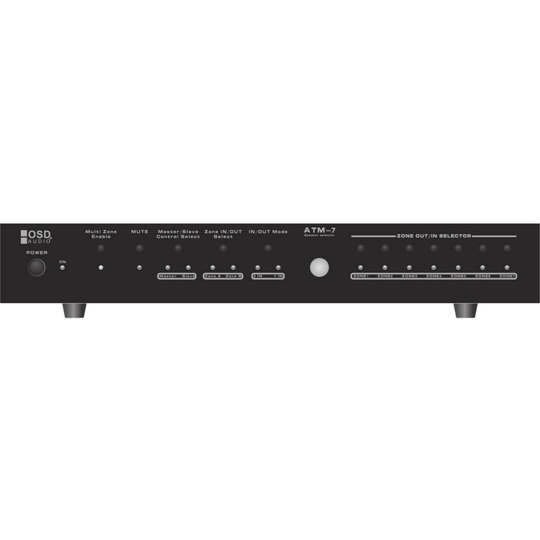 OSD Audio 7x Zone Automatic Speaker Selector w/ Remote Control IR