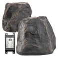 thumbnail image 1 of OSD BTR150 5.25" Bluetooth 5.0 Outdoor Rock Speaker Pair, Weather Resistant, Slate, 1 of 6
