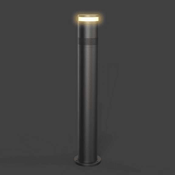 OSD Eclipse Series Bollard Outdoor Landscaping Speaker with LED Light