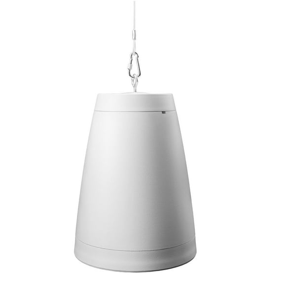 OSD Audio Nero ARC 8 Professional Hanging Pendant Speaker 200W, 8" Graphite Cone / 1 Silk Dome Tweeter, for Home or Commercial Applications, Safety Cable Suspension, Hardware Included, White