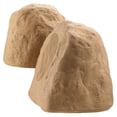 thumbnail image 1 of OSD RX805 8" 200W Outdoor Weather-Resistant High Performance Rock Speaker Pair, Brown, 1 of 9